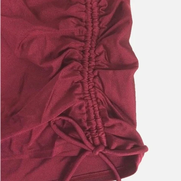 Elegant Lane Bryant Cacique Red Women's Swim Skirt 22 - Picture 4 of 4